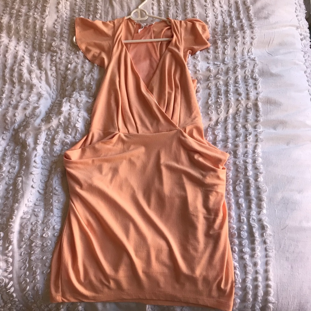 BCBGeneration Peach Dress